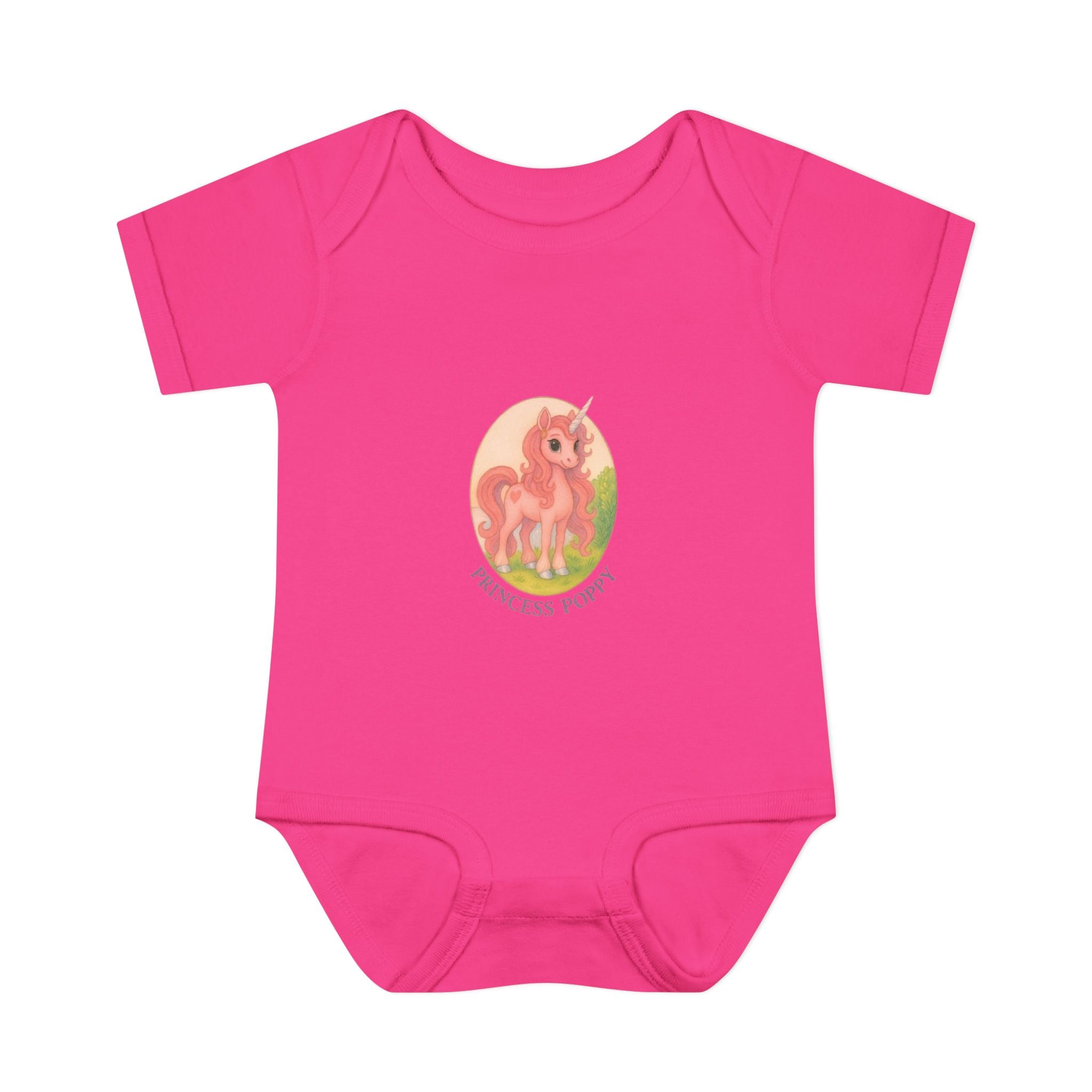 Baby Bodysuit Princess Poppy Unicorn