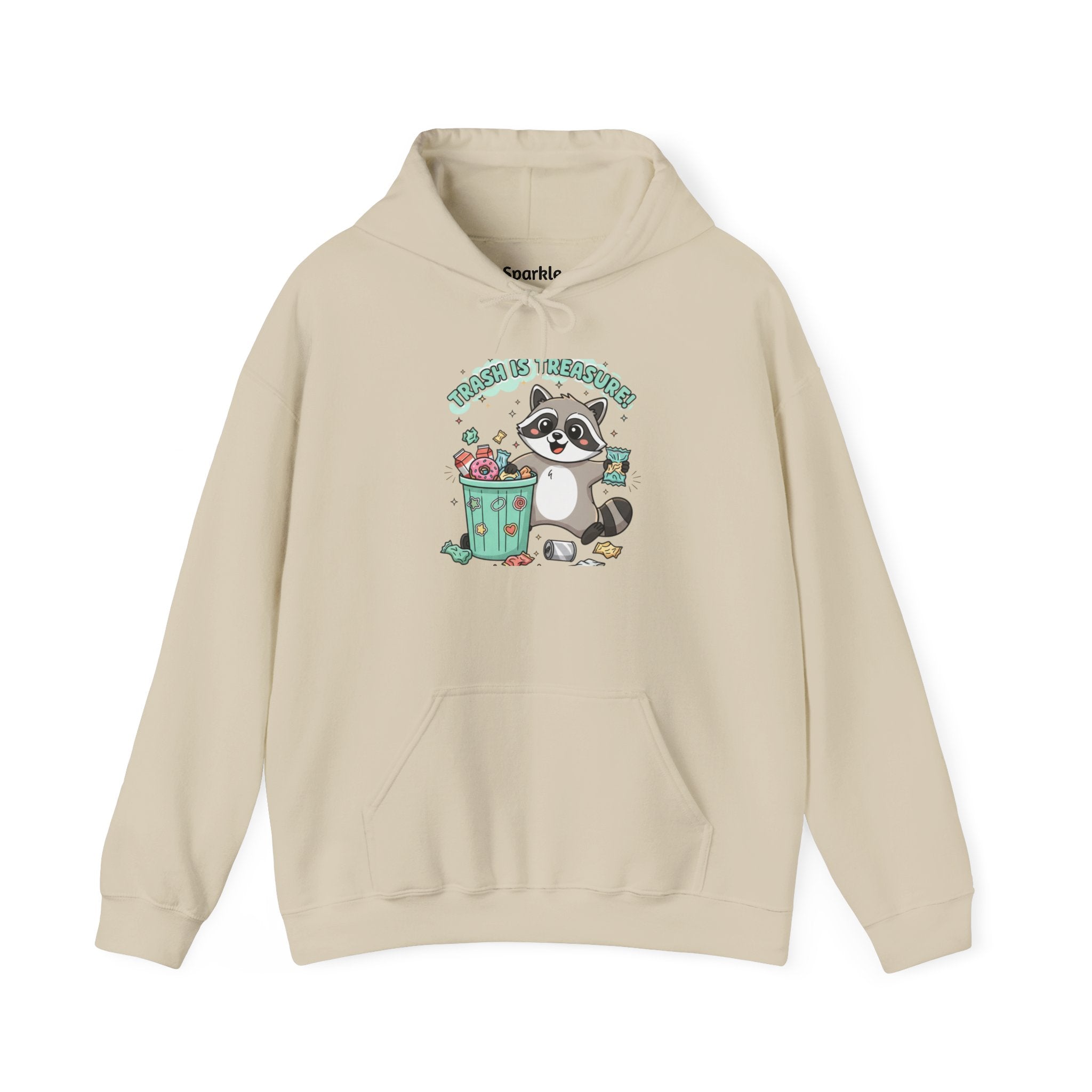 Funny Raccoon Trash Hoodie – 'Trash Panda' Graphic Sweatshirt