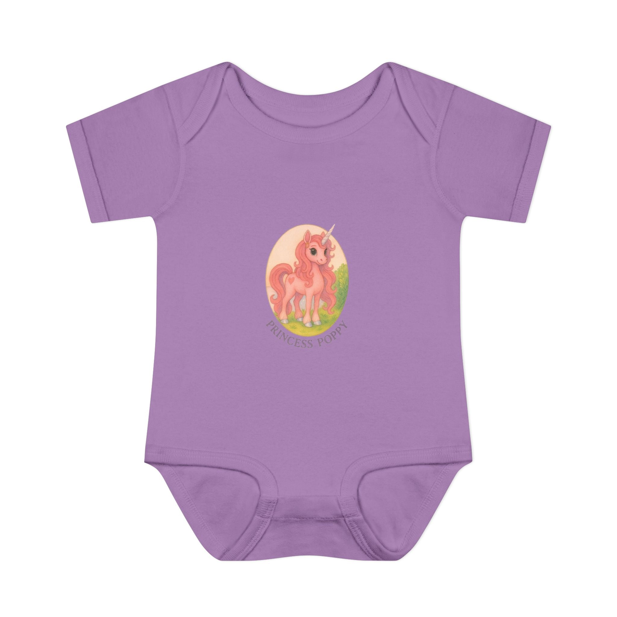 Baby Bodysuit Princess Poppy Unicorn