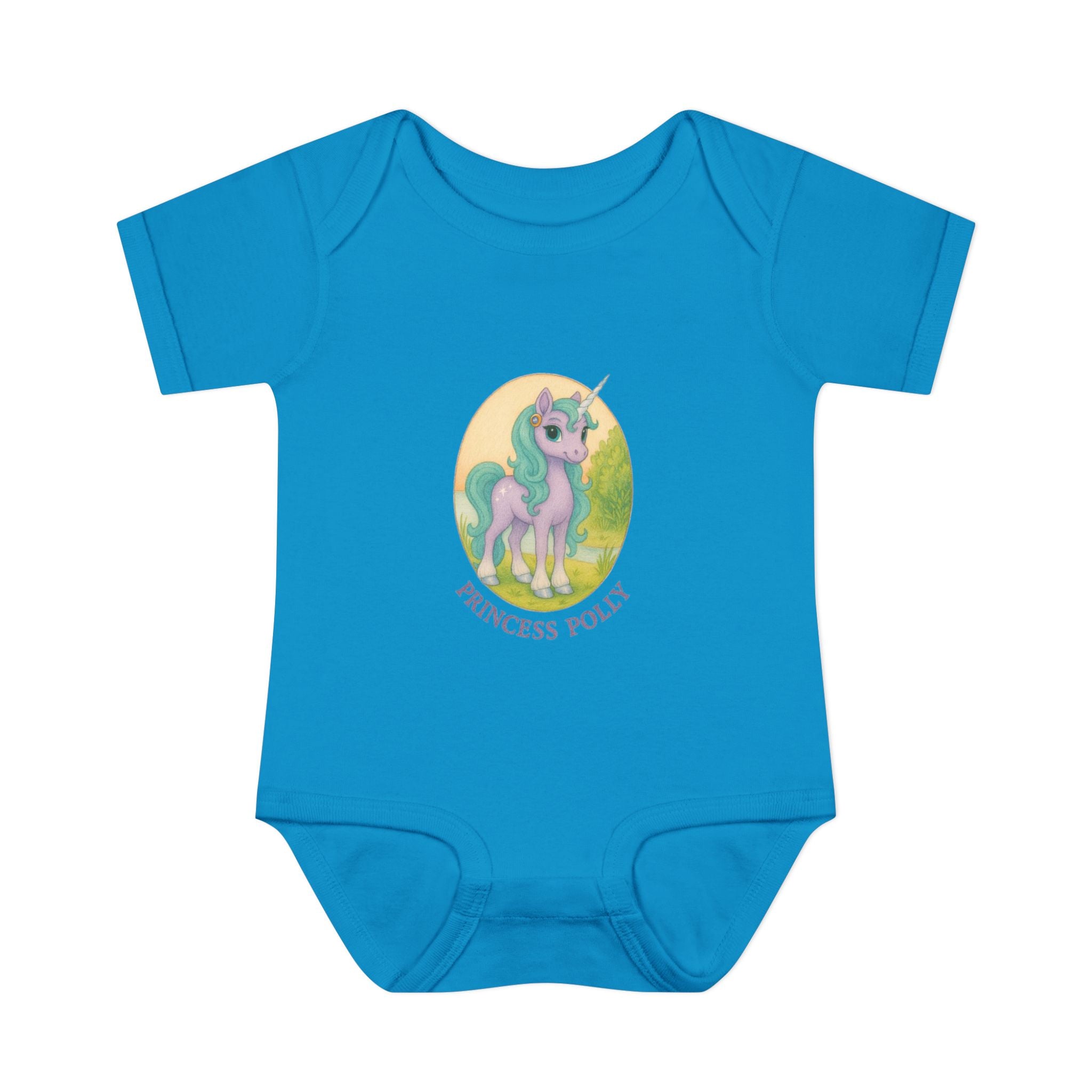 Baby Bodysuit - Princess Polly Unicorn Design