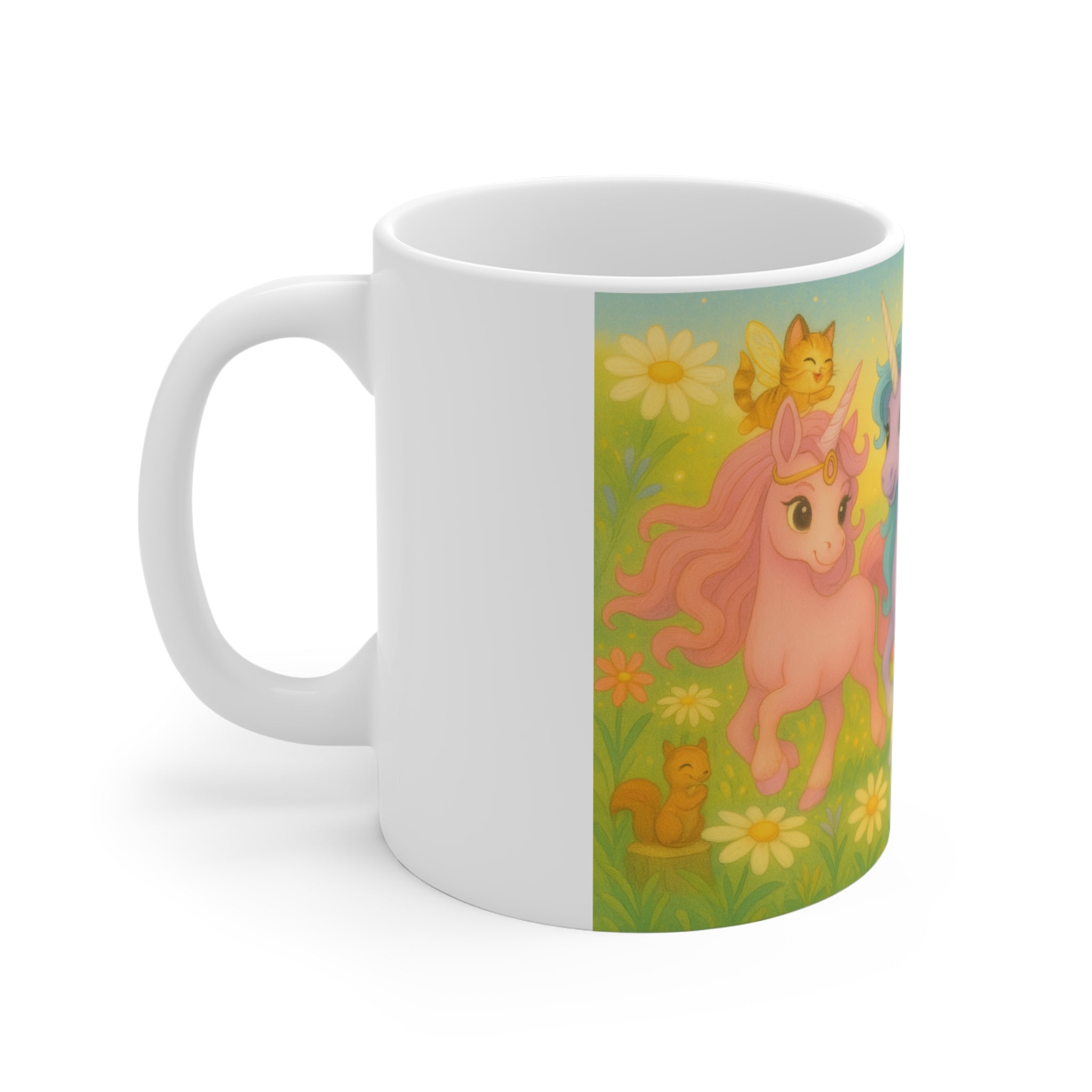 Magical Unicorn Princess Trio Mug — Land of Sparkle Hollow 11oz