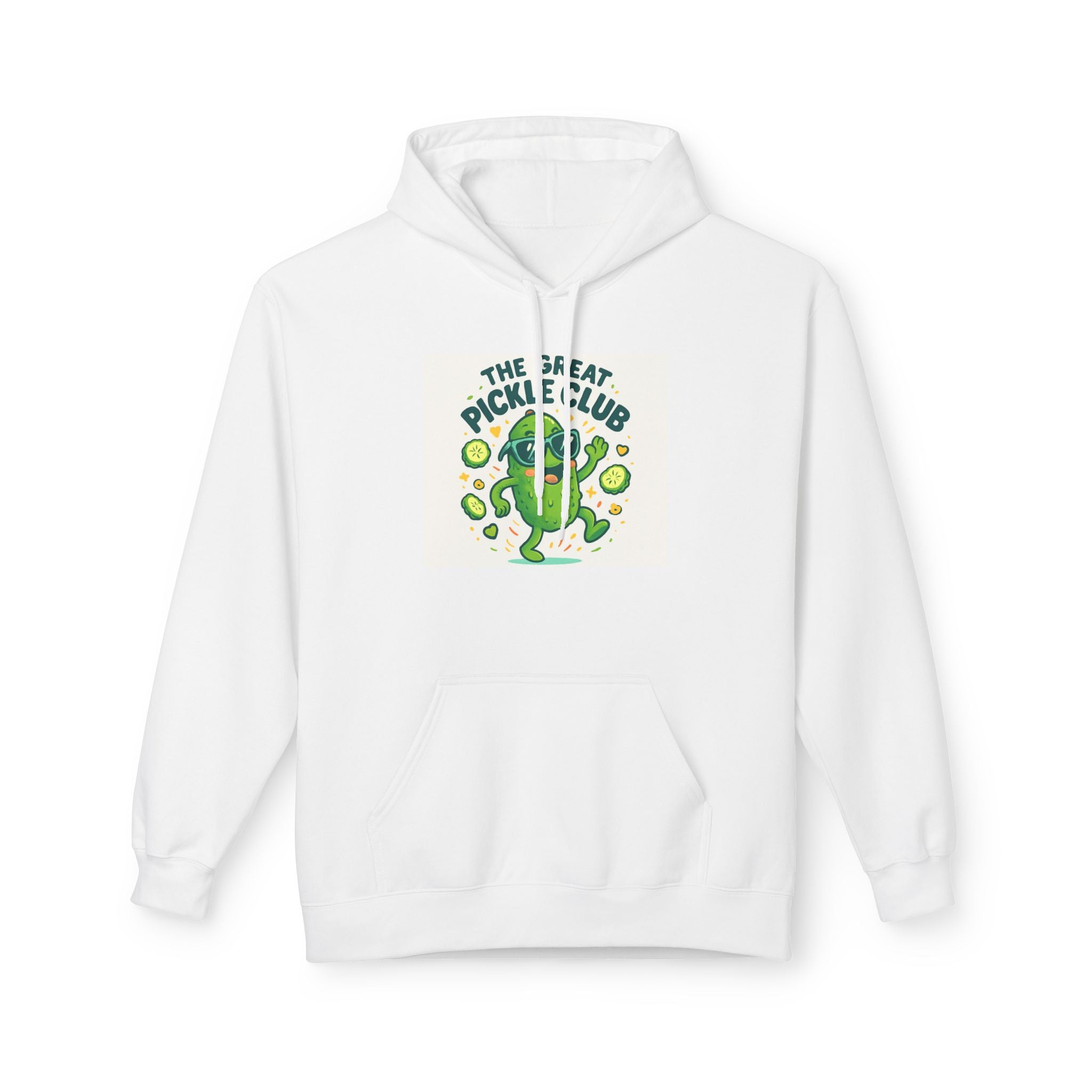 Dancing Pickle Hoodie — Funny Pickleball Player Sweatshirt