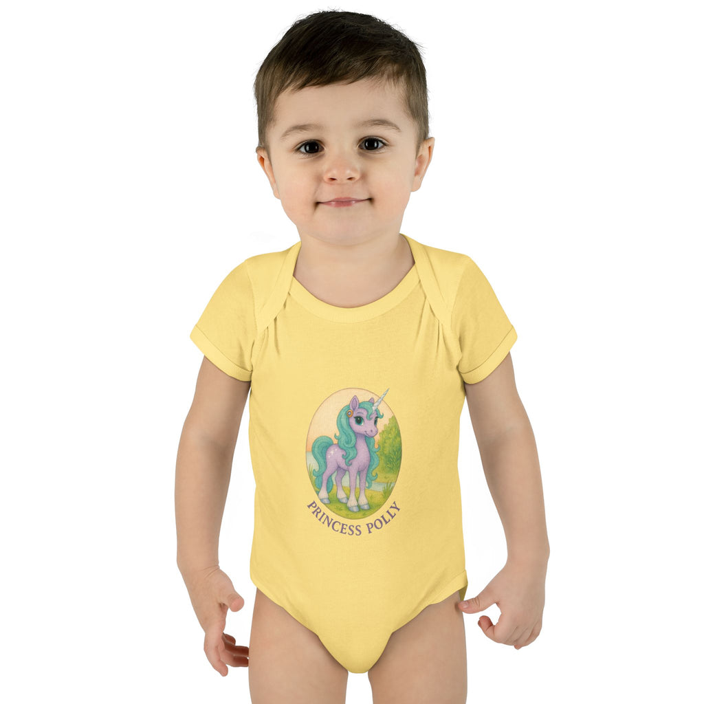 Baby Bodysuit - Princess Polly Unicorn Design