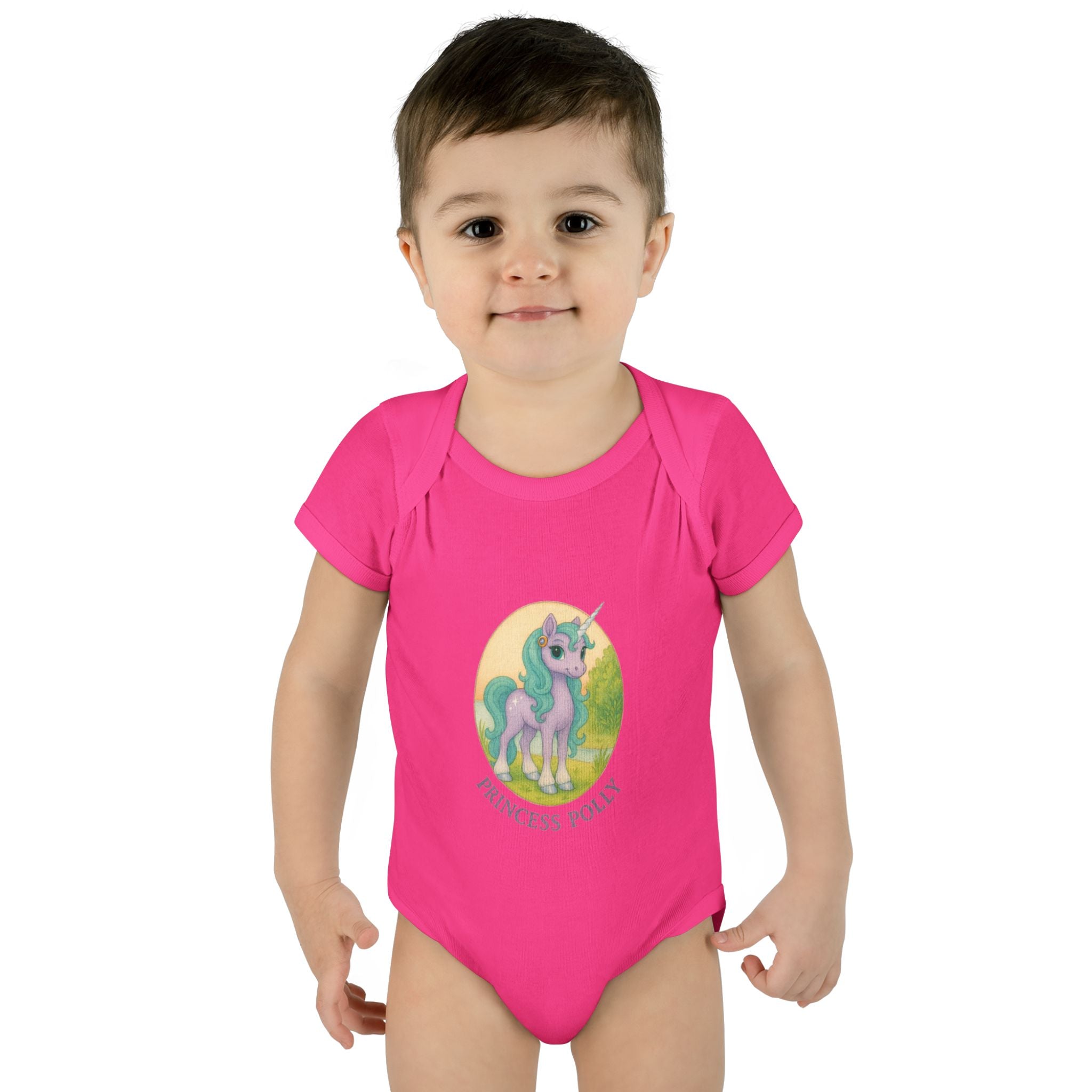 Baby Bodysuit - Princess Polly Unicorn Design