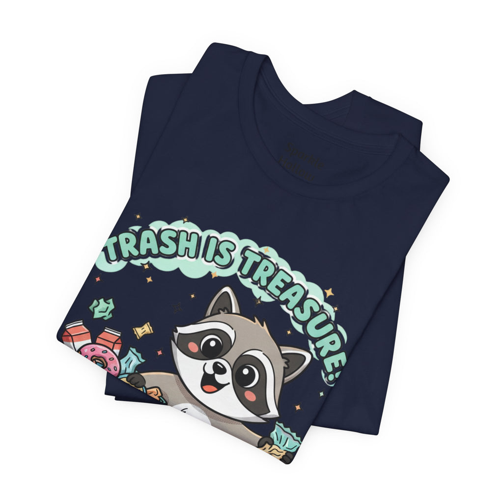Merry Trash-mas Raccoon Tee | trash panda Christmas, cute holiday humor