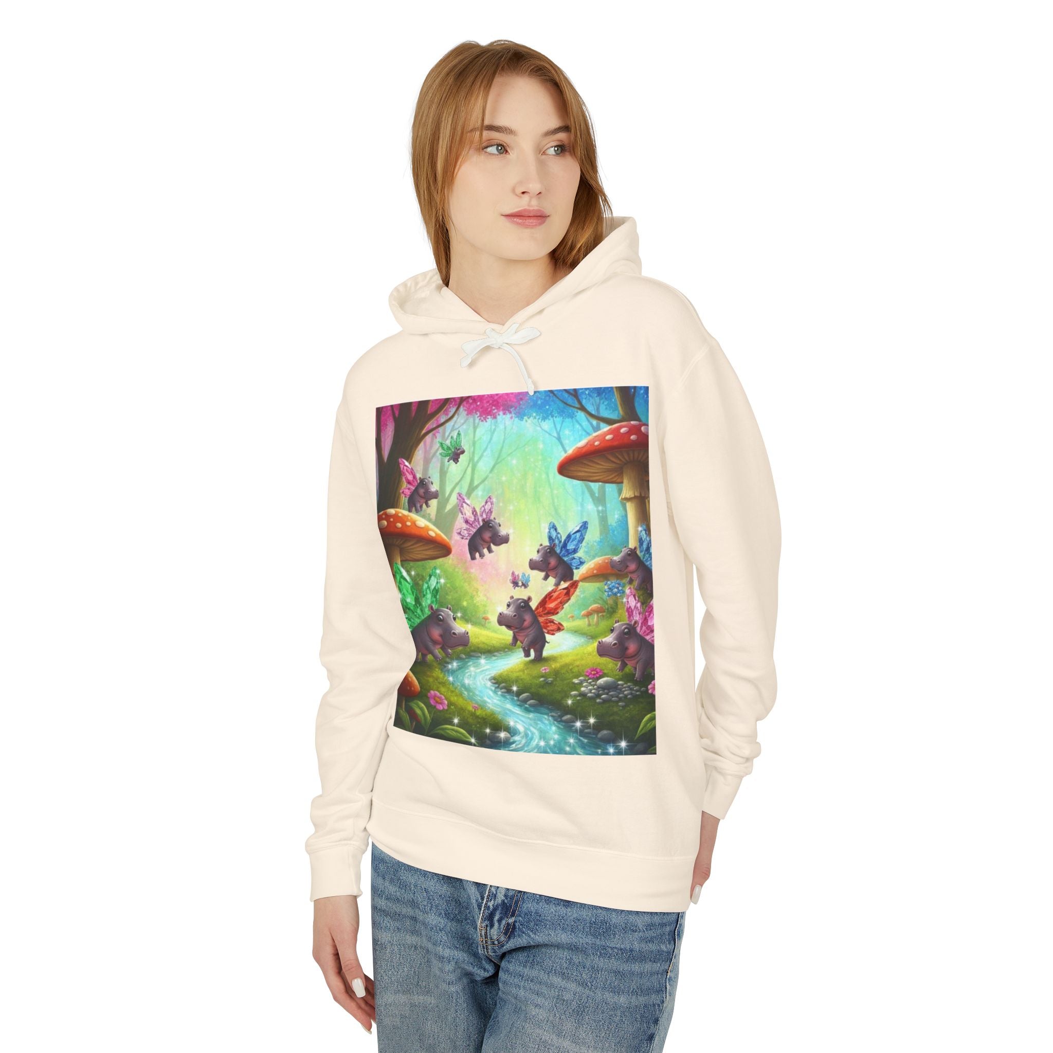 Unisex Lightweight Hooded Sweatshirt