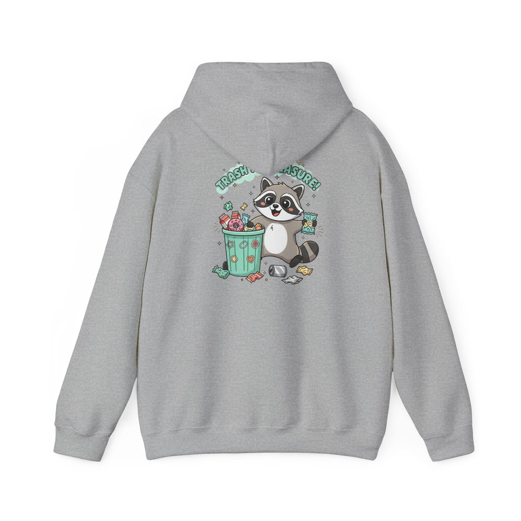 Funny Raccoon Trash Hoodie – 'Trash Panda' Graphic Sweatshirt