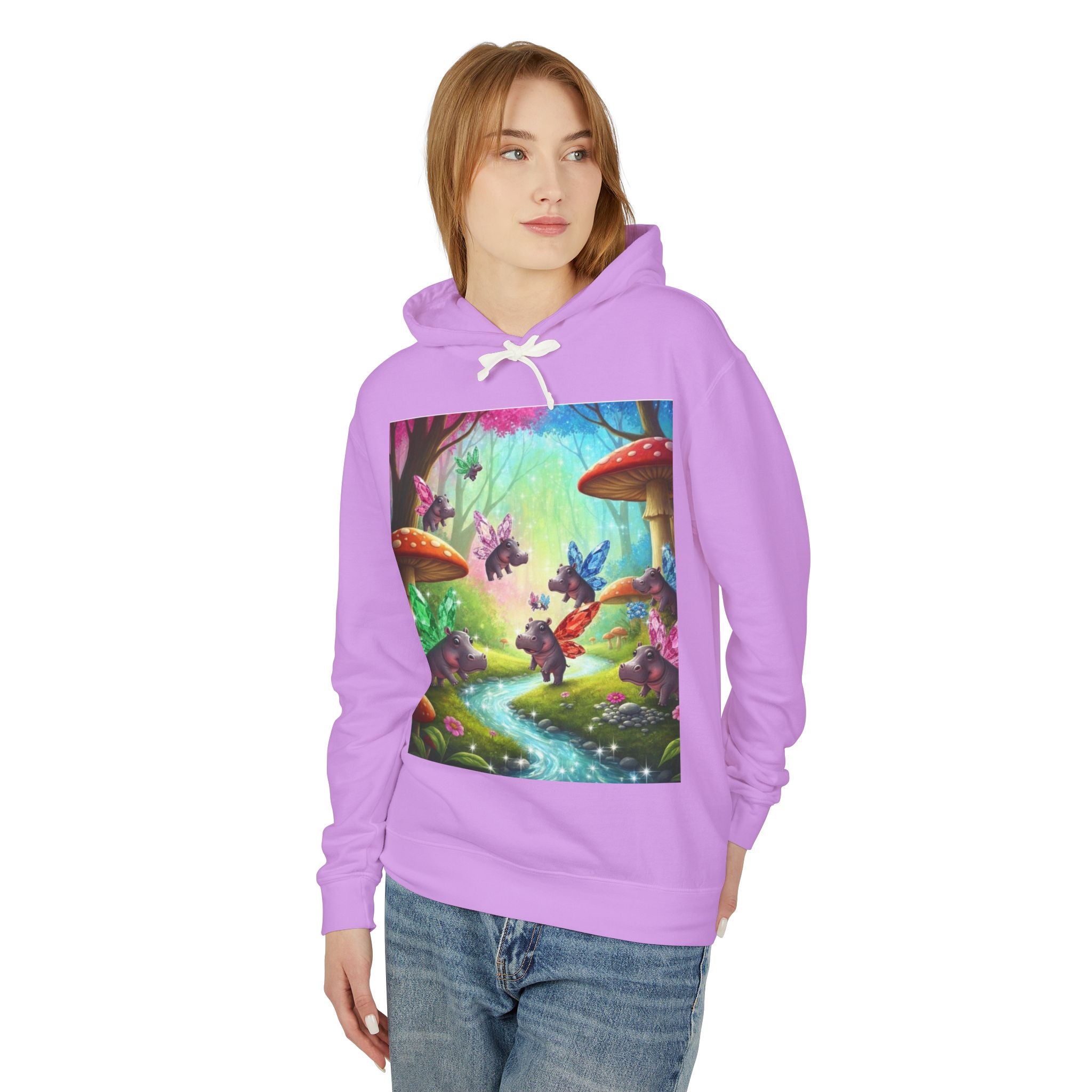Unisex Lightweight Hooded Sweatshirt