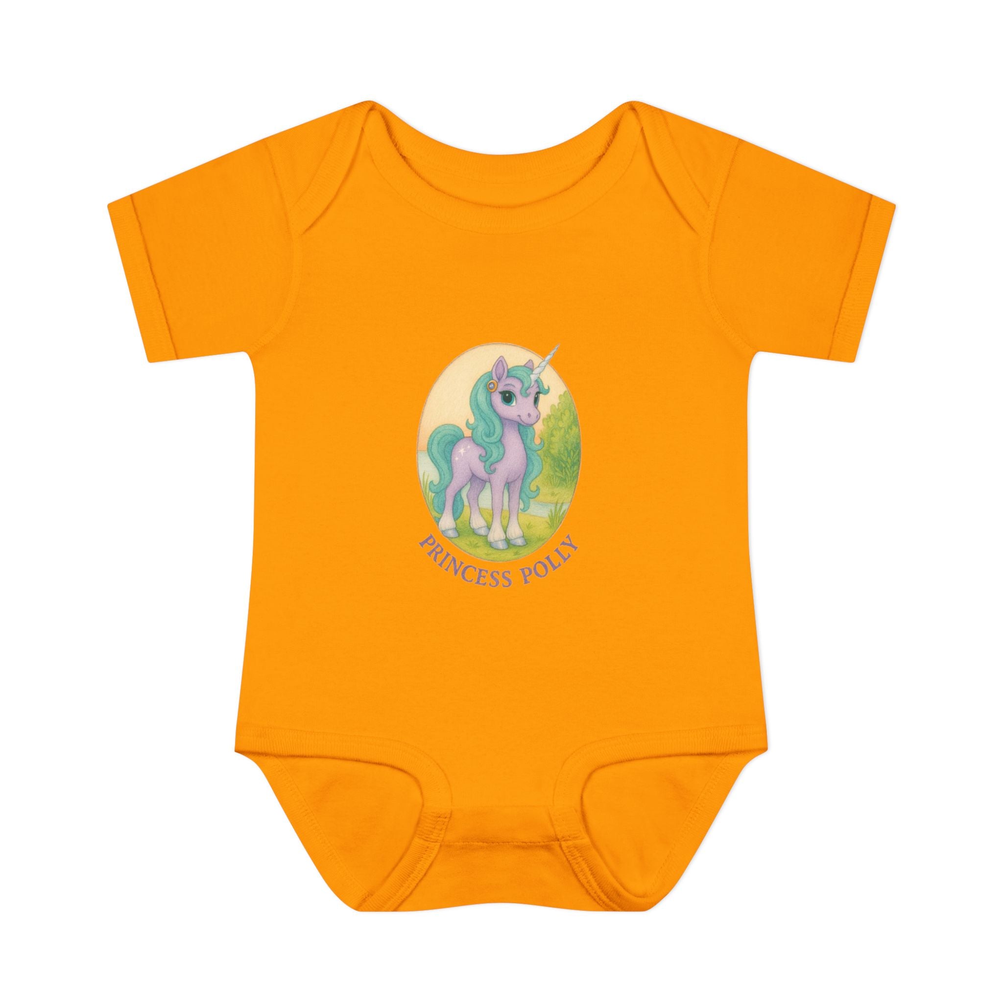 Baby Bodysuit - Princess Polly Unicorn Design