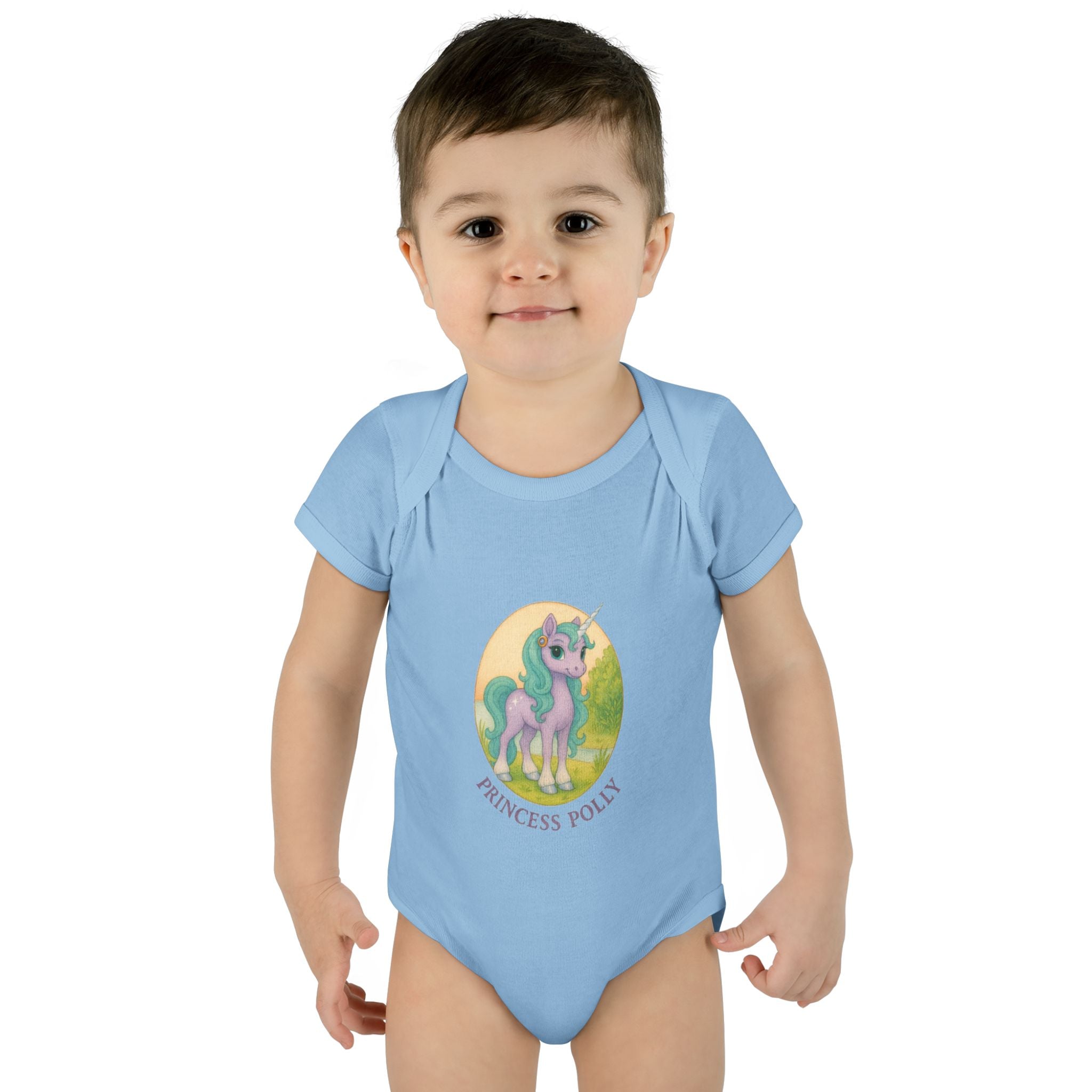 Baby Bodysuit - Princess Polly Unicorn Design