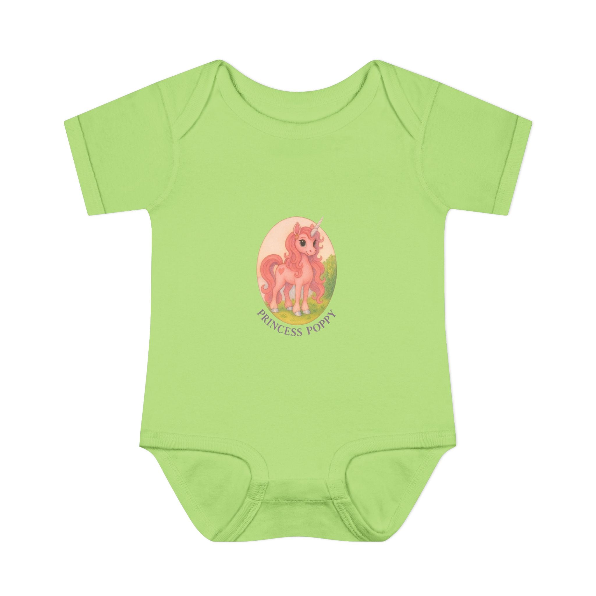 Baby Bodysuit Princess Poppy Unicorn