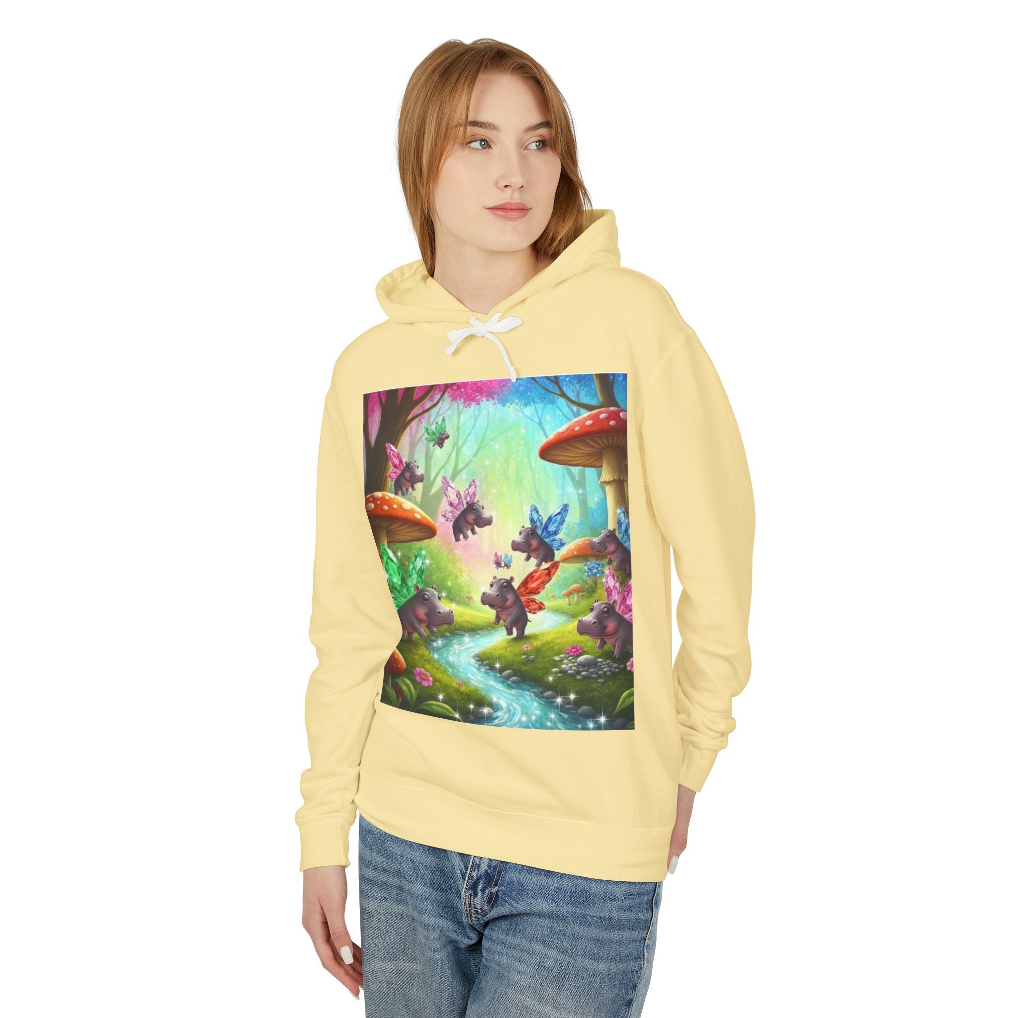 Unisex Lightweight Hooded Sweatshirt