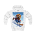 Kids Hoodie — Snowboarding Lion Graphic Hoodie for Boys & Girls