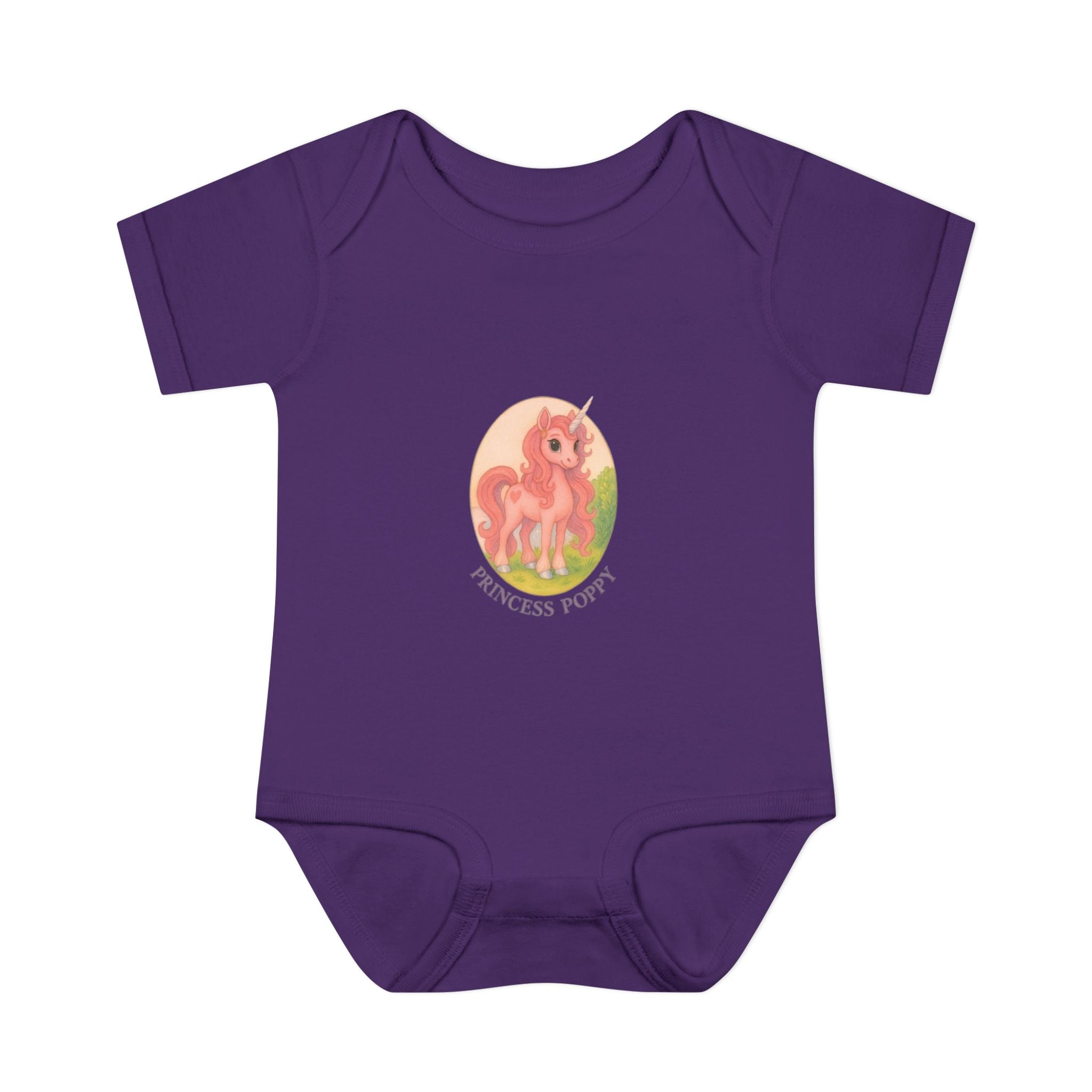 Baby Bodysuit Princess Poppy Unicorn