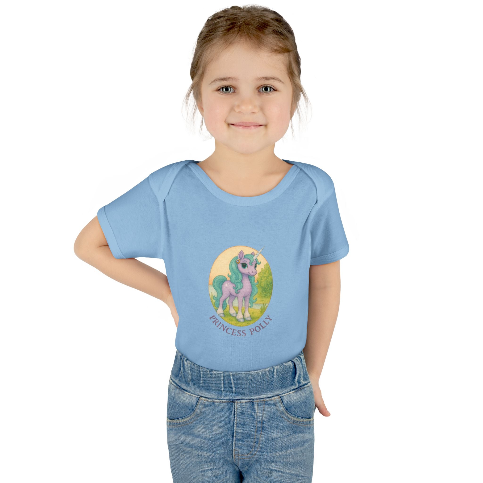 Baby Bodysuit - Princess Polly Unicorn Design