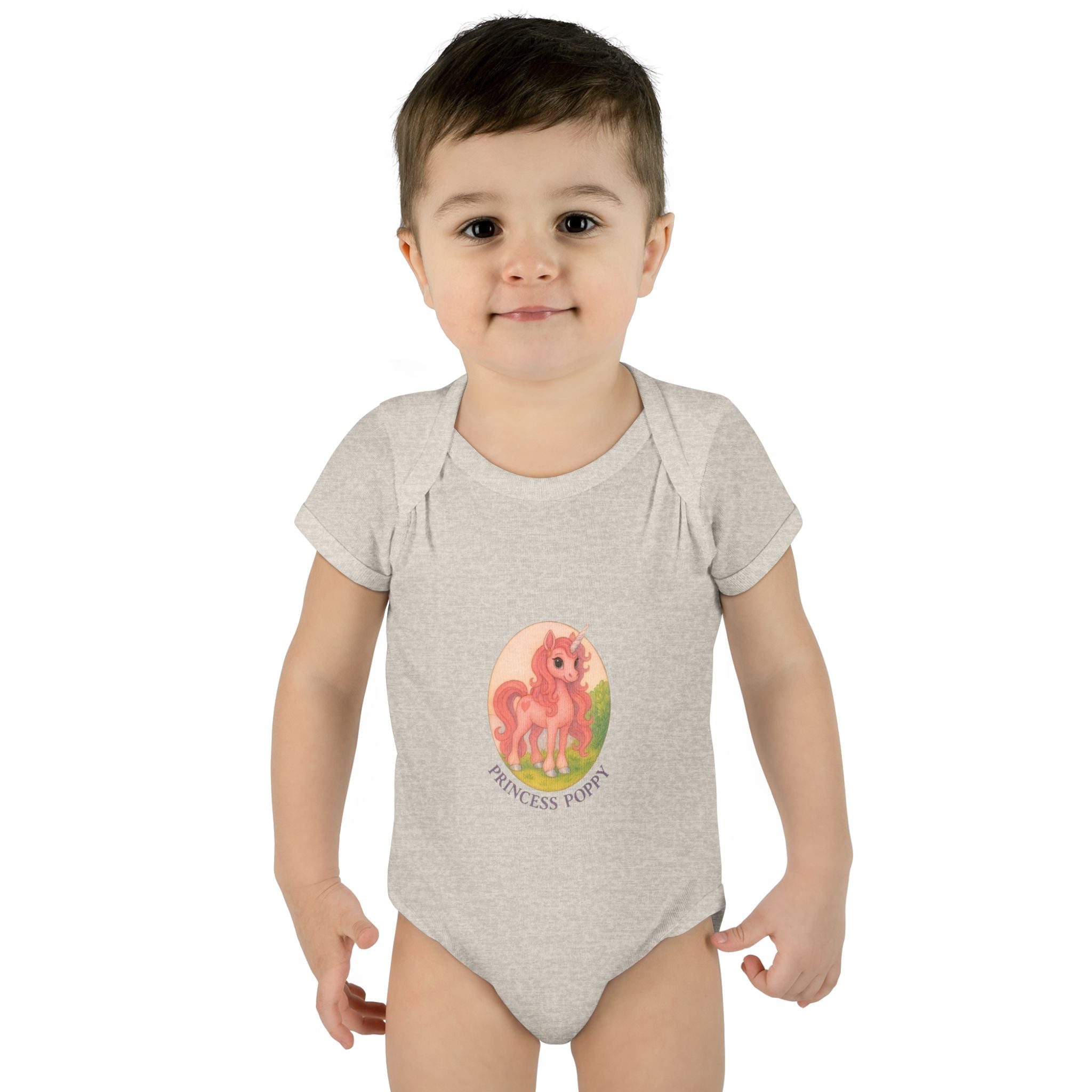 Baby Bodysuit Princess Poppy Unicorn