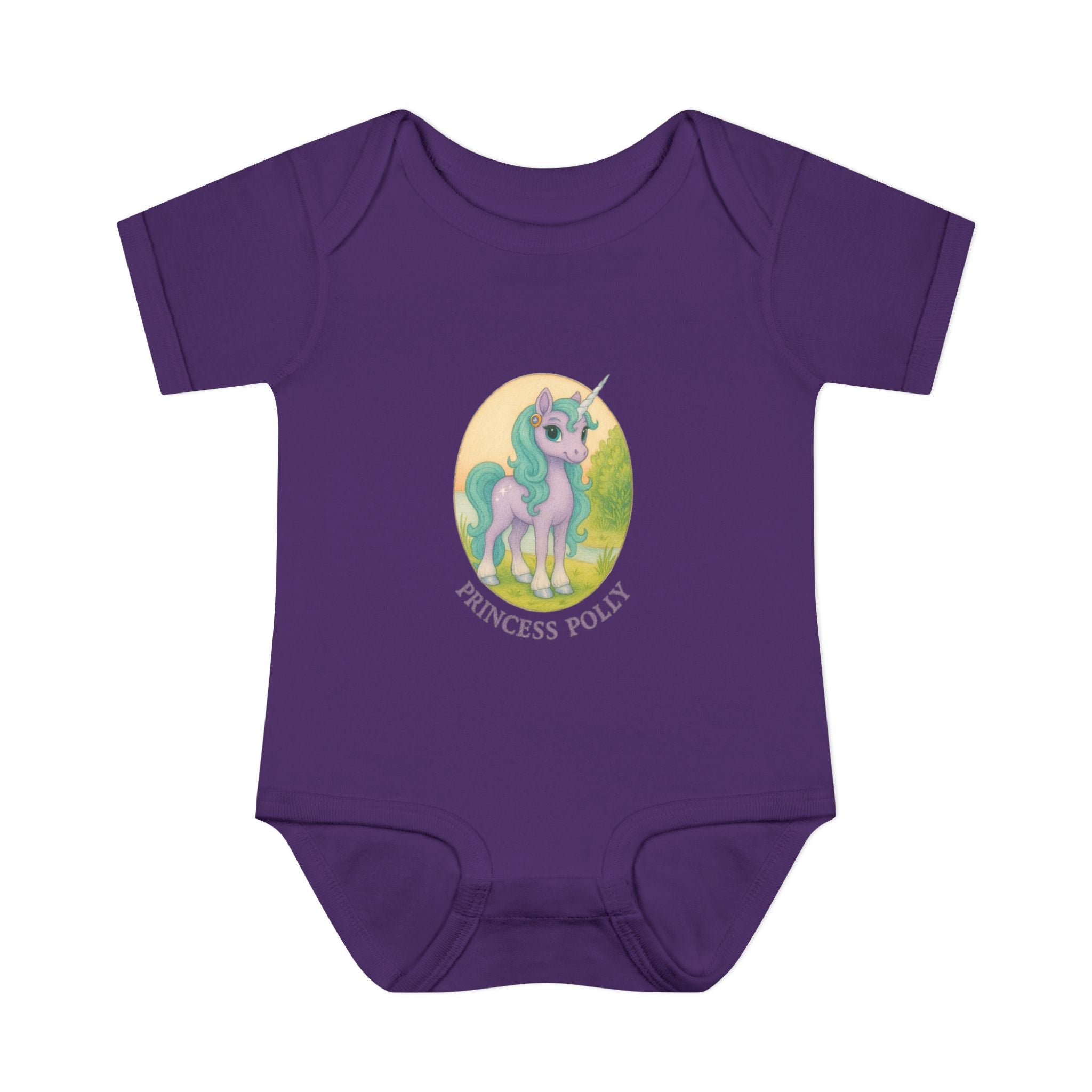 Baby Bodysuit - Princess Polly Unicorn Design